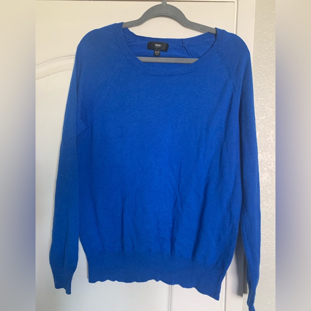 Mossimo Blue Crewneck Sweater